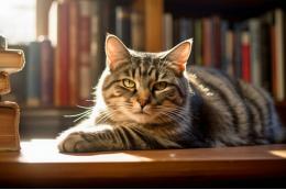 «Подъём»: кота Маркиза выгнали из библиотеки Москвы из-за жалобы пенсионера