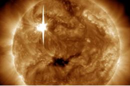 На Солнце произошёл крупнейший по силе взрыв за семь лет