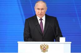 Послание Путина Федеральному собранию смотрели 61,3% телезрителей
