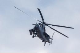 Военный вертолет Ми-24 потерпел крушение у западного побережья Крыма